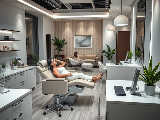 Electrolysis hair removal salon